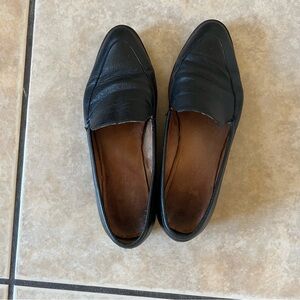 Madewell | black leather loafers